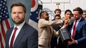 Video – US Vice President broke the champion Cup against Trump