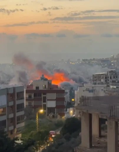 ضحايا وجرحى في الضاحية الجنوبية لبيروت إثر مداهمات مكثفة