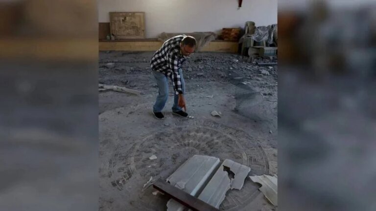 إصابة كنيسة أثرية بصاروخ لـ “حزب الله”