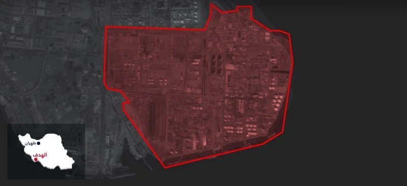 غارات إسرائيلية تستهدف مجمعًا للبتروكيماويات في "ماهشهر" جنوب غرب إيران