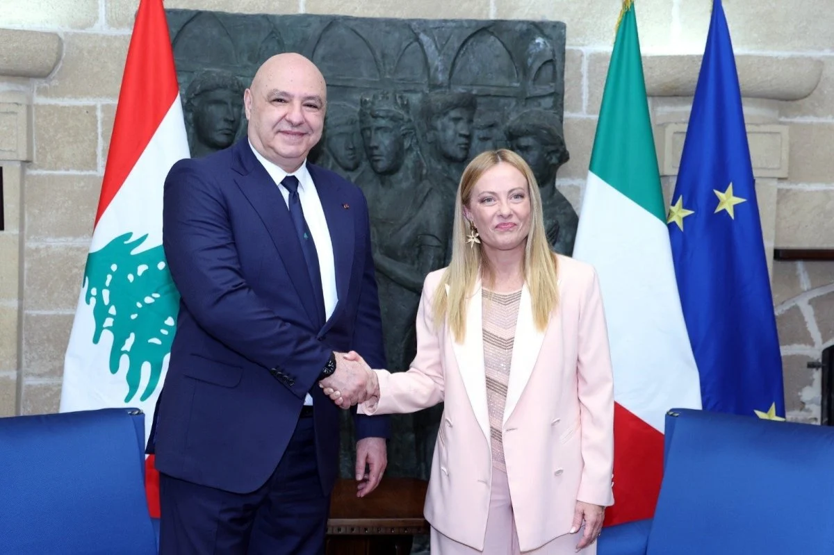 من ميلوني إلى ماتاريلا... عون يبحث مستقبل الجنوب في إيطاليا